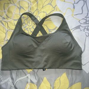 PINK Victoria's Secret Olive Green Sports Bra